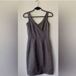 Hugo Boss Elegant Gray Sleeveless Dress
